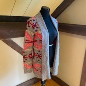 Lucky Brand Geometric Cardigan